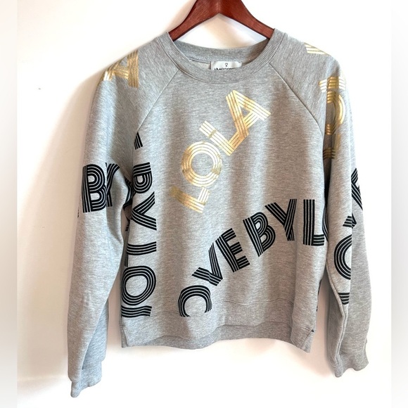 Lola Casademunt Sweater pullover grey letter logo sweatshirt - Picture 6 of 9